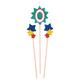 Birthday Star Number (0) Candle Pick Set, 3pc
